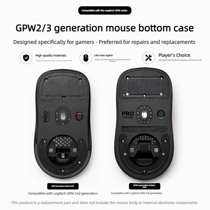 Replacement Mouse Bottom Case  - Logitech Mouse G Pro X Superlight ulasan dan harga
