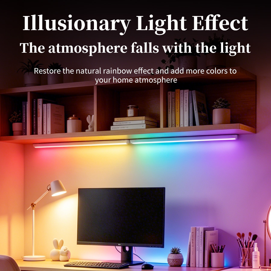 Rechargeable RGB LED Desk Ligh - Accessories For Your Gaming Room ulasan dan harga