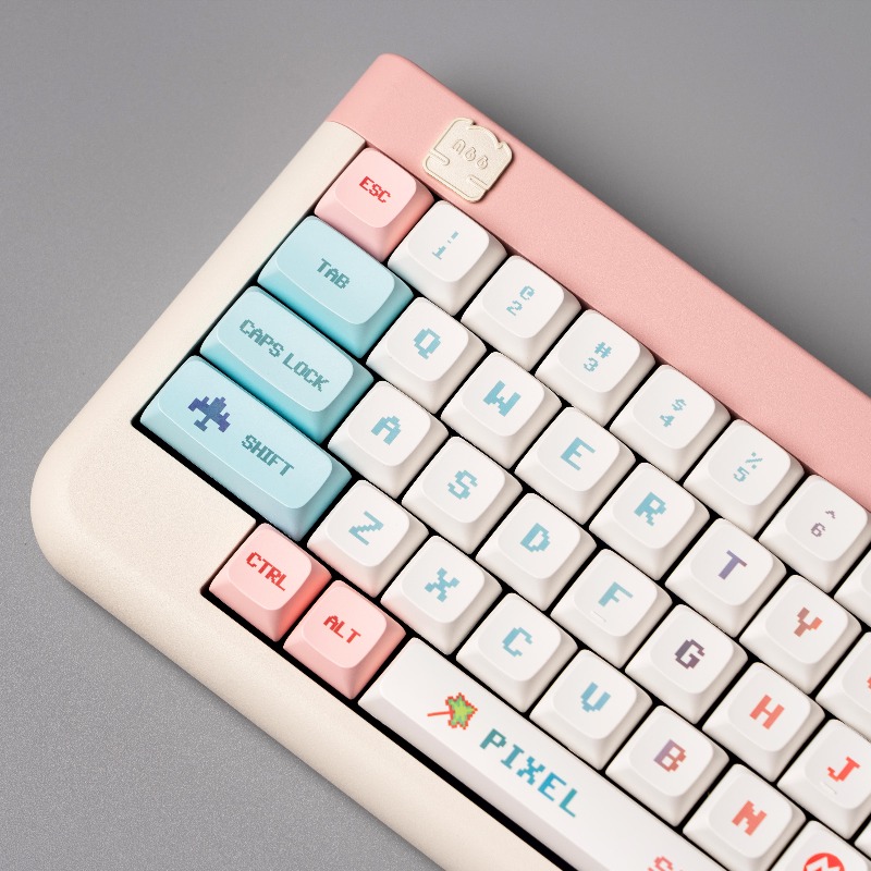 Pixel Style Themed Keycaps XDA - Gaming Accessories Aesthetic ulasan dan harga