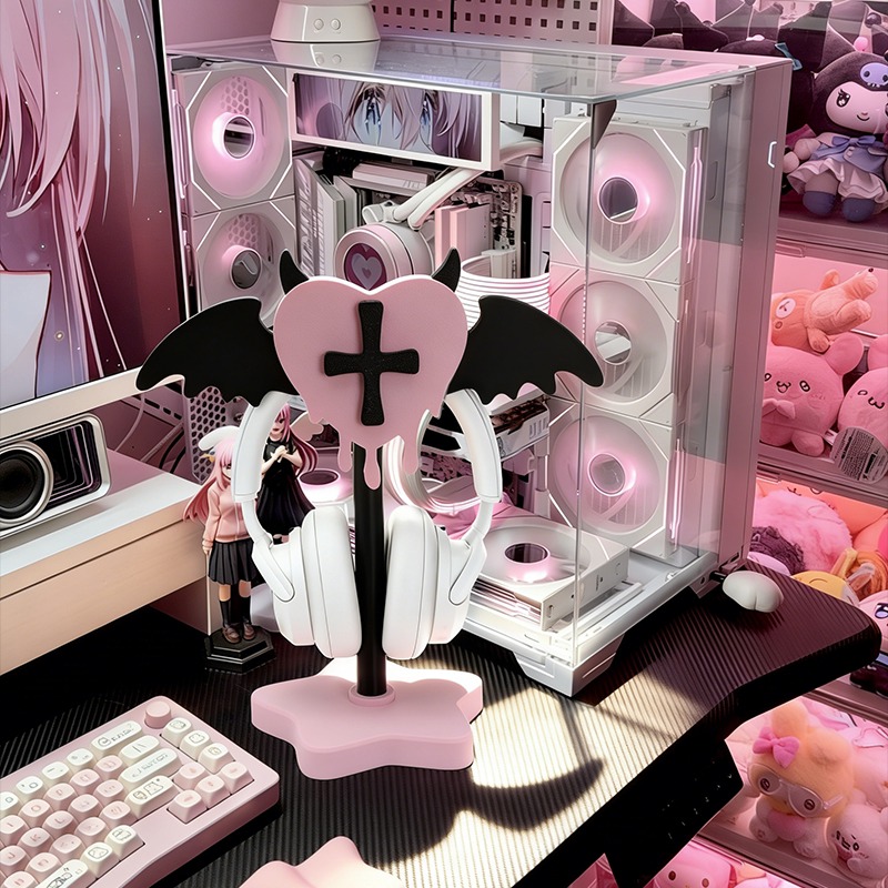 Cute Aesthetic Headphone Stand - Gaming Accessories Aesthetic ulasan dan harga