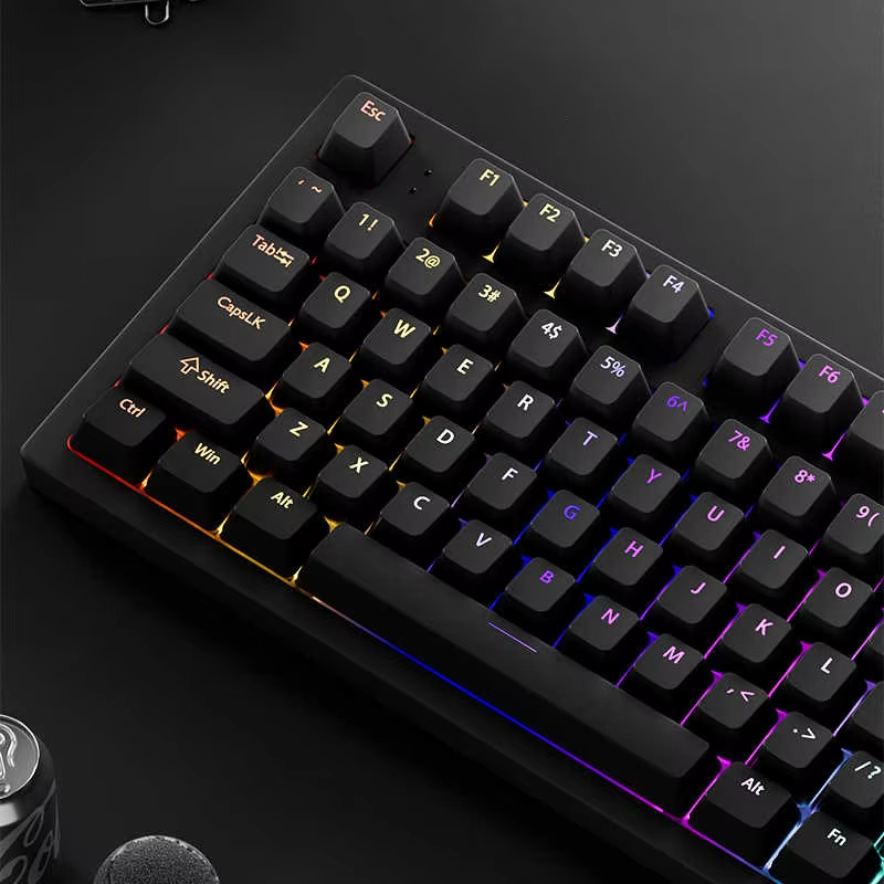 130+ Keys Black Custom Double  - Gaming Accessories Aesthetic ulasan dan harga